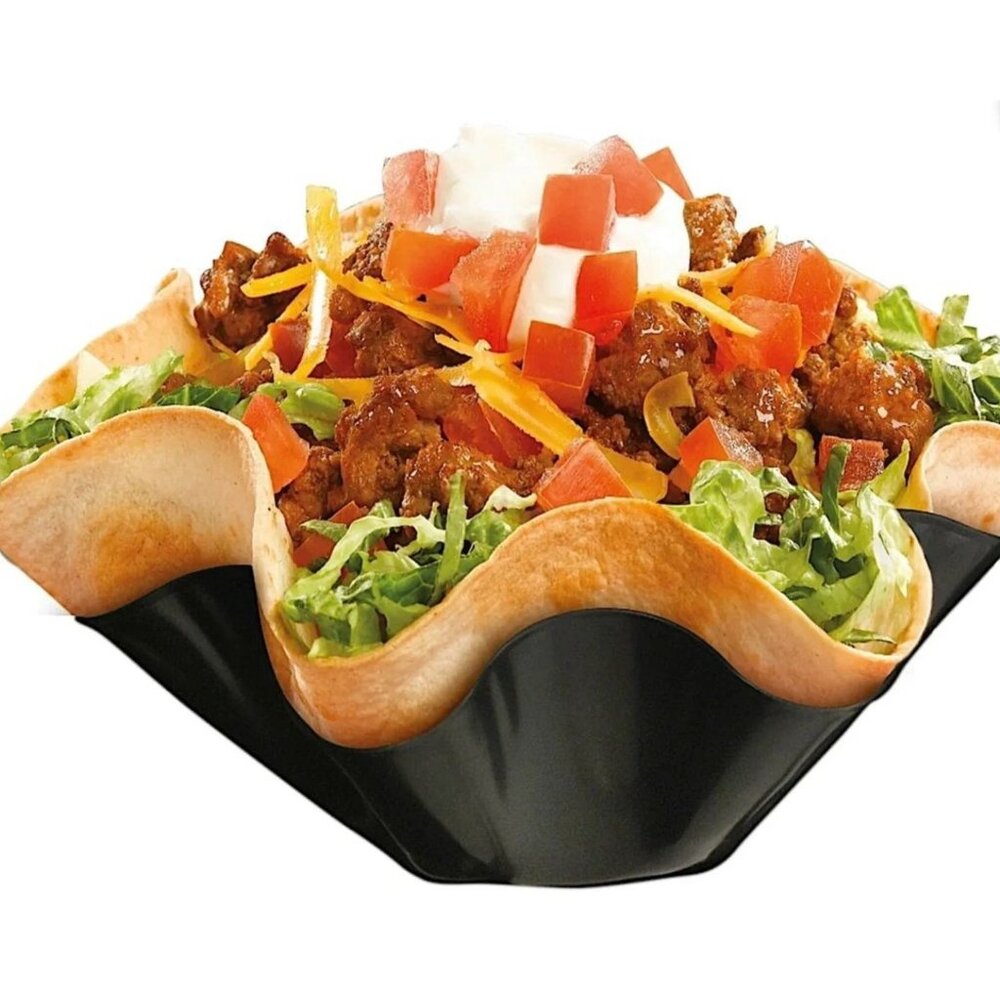 Tortilla Taco Bowl Pan Set 4 Piece NEW